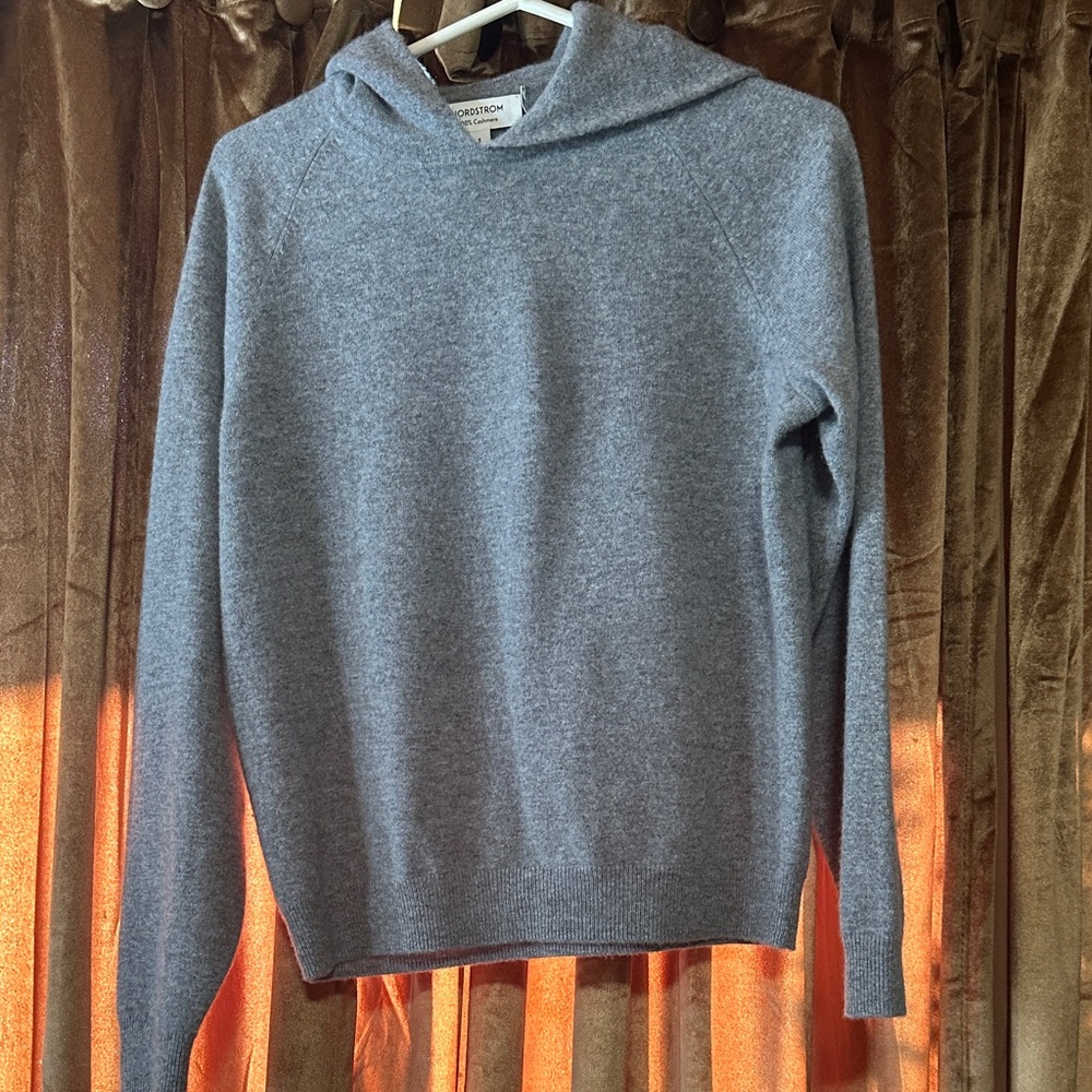 Gray Hooded Sweater